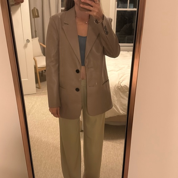 Zara faux leather blazer - Picture 5 of 5